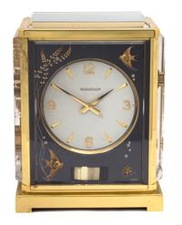 A Jaeger Le Coultre Marina Mantel Clock Height 9 1/2 inches. — 20TH CENTURY