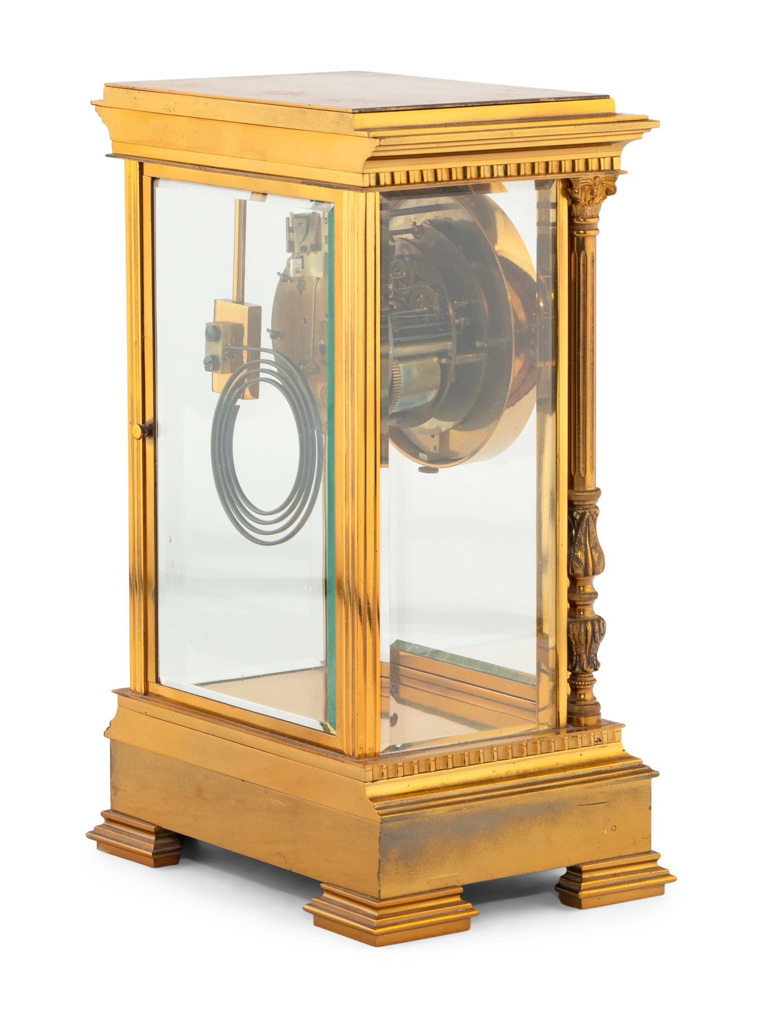 A French Gilt Bronze Mantel Clock