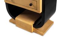 An Art Deco Style Parcel Ebonized Chest of Drawers