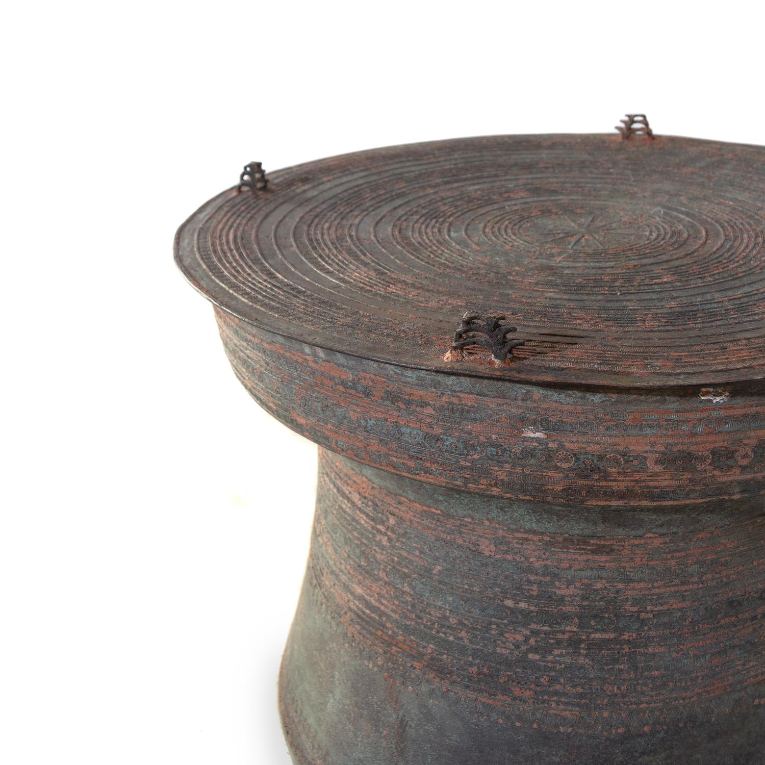 A Southeast Asian Bronze Rain Drum