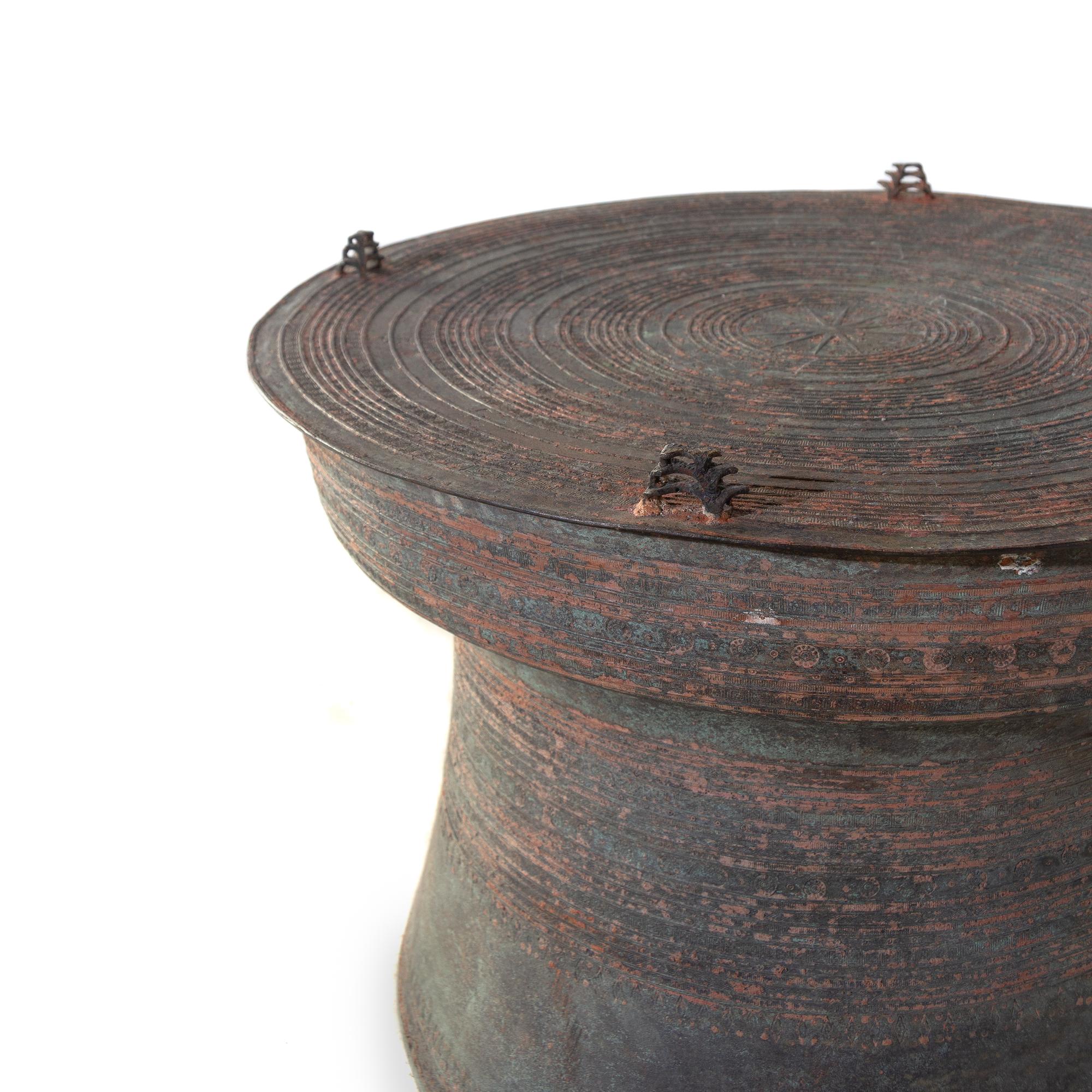 A Southeast Asian Bronze Rain Drum