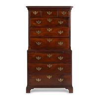 A George III Mahogany Chest-on-Chest