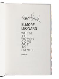 LEONARD, Elmore (1925-2013). A group of 16 works by Leonard, ALL FIRST EDITIONS, MOST SIGNED, comprising: