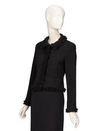 Chanel, Black Tweed Cropped Jacket