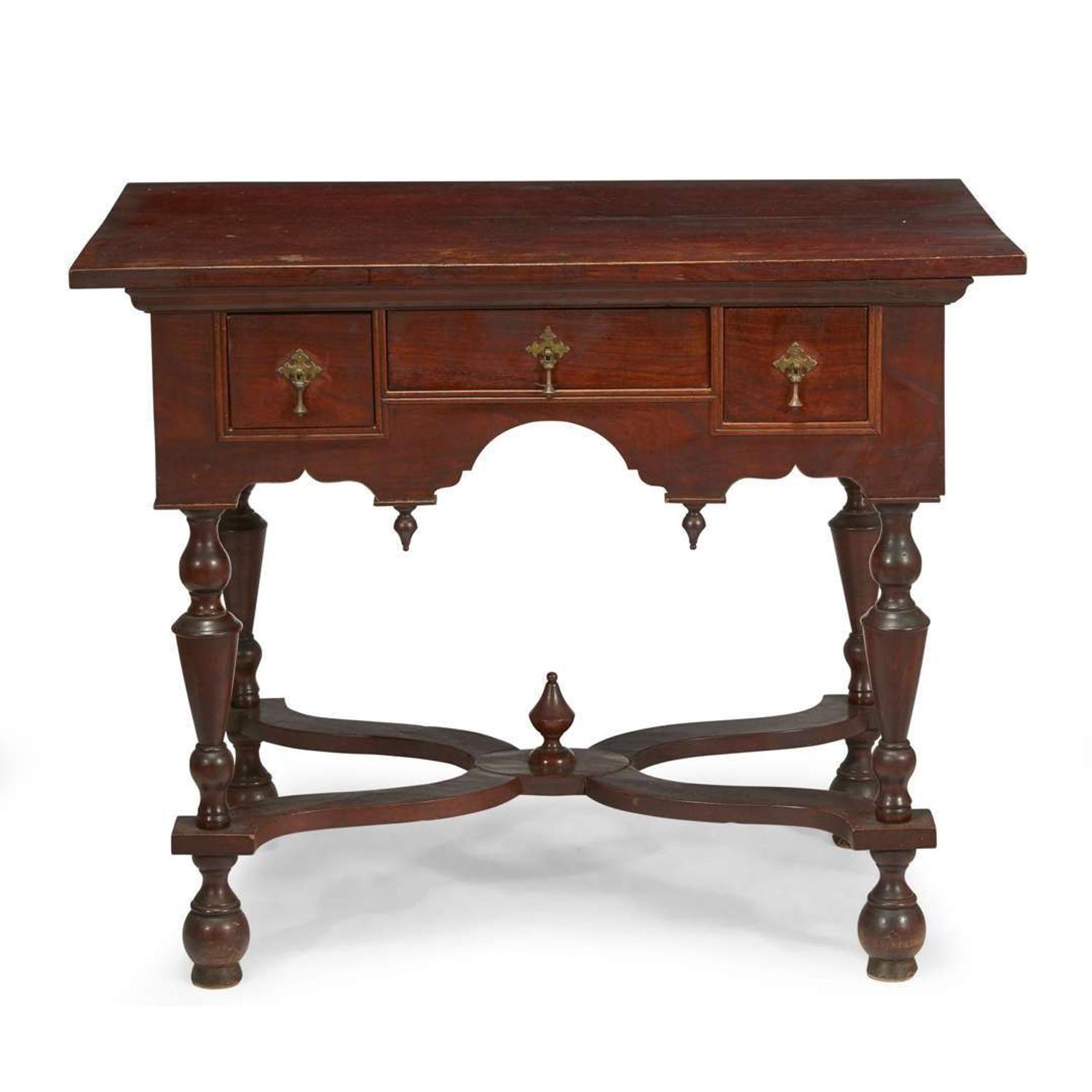 William & Mary walnut dressing table 18th century and later