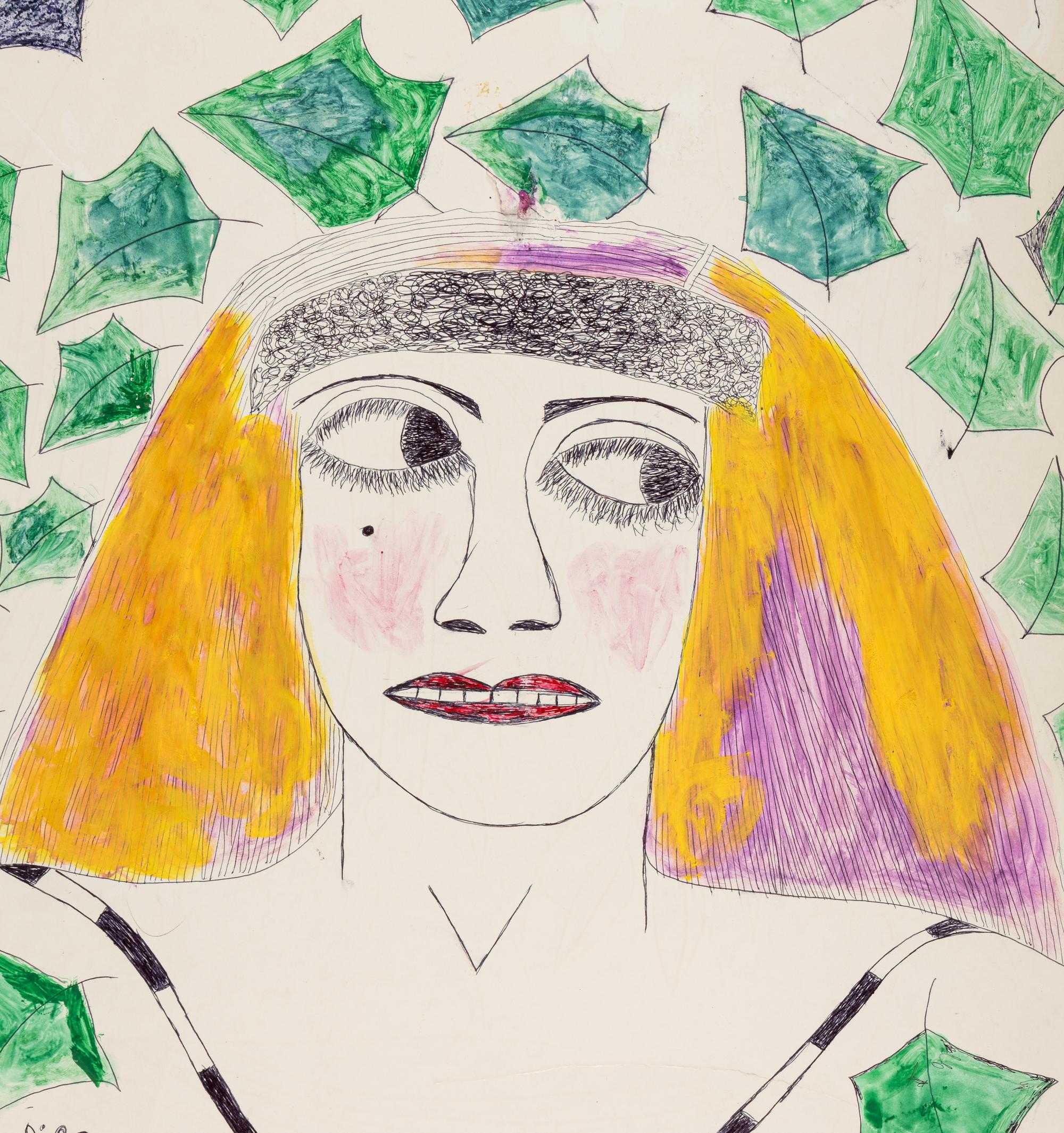 Untitled ( Woman and Birds )