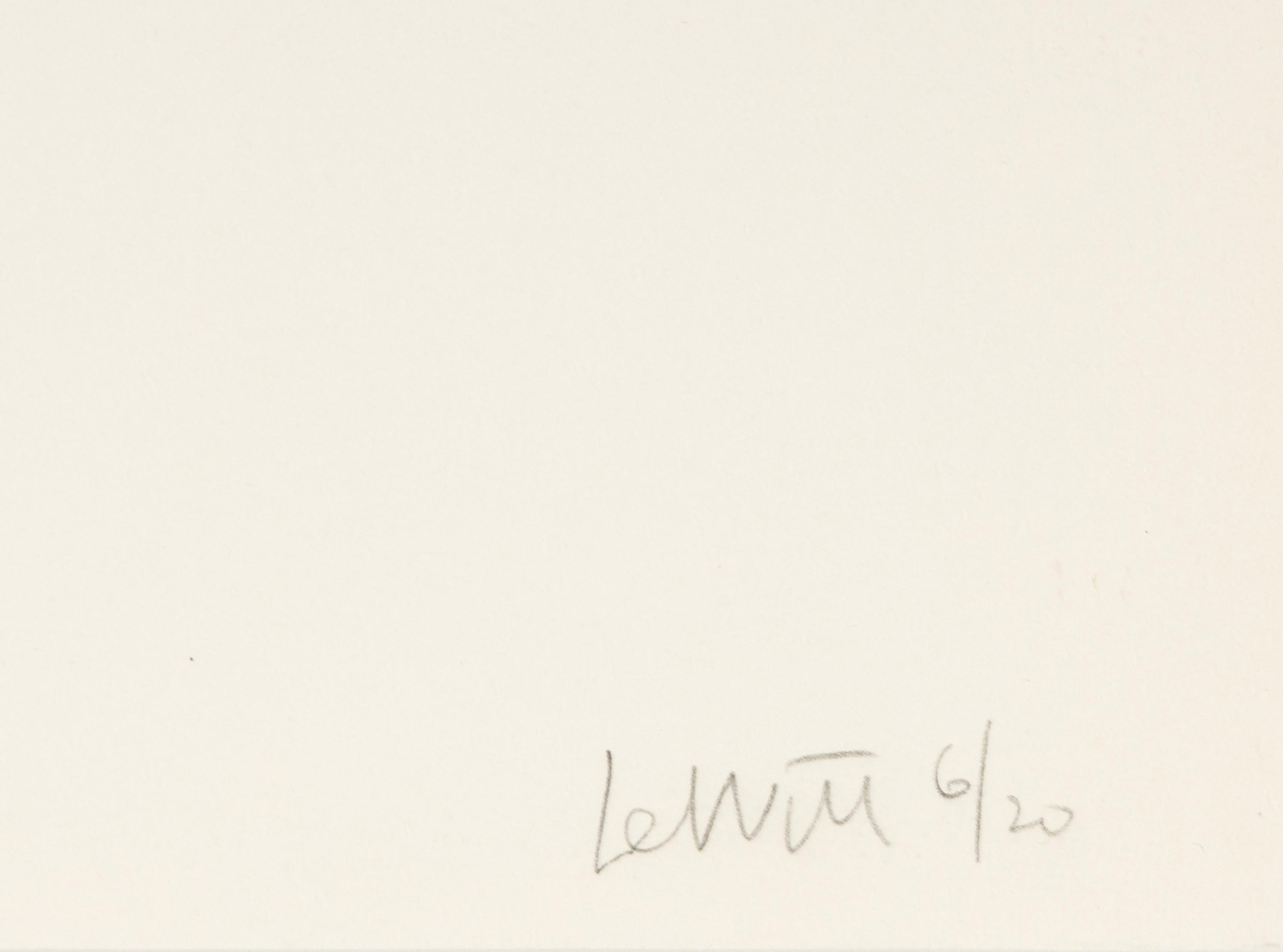 All One, Two, Three & Four Part Combinations of Lines in Four Directions (set of two), 1976