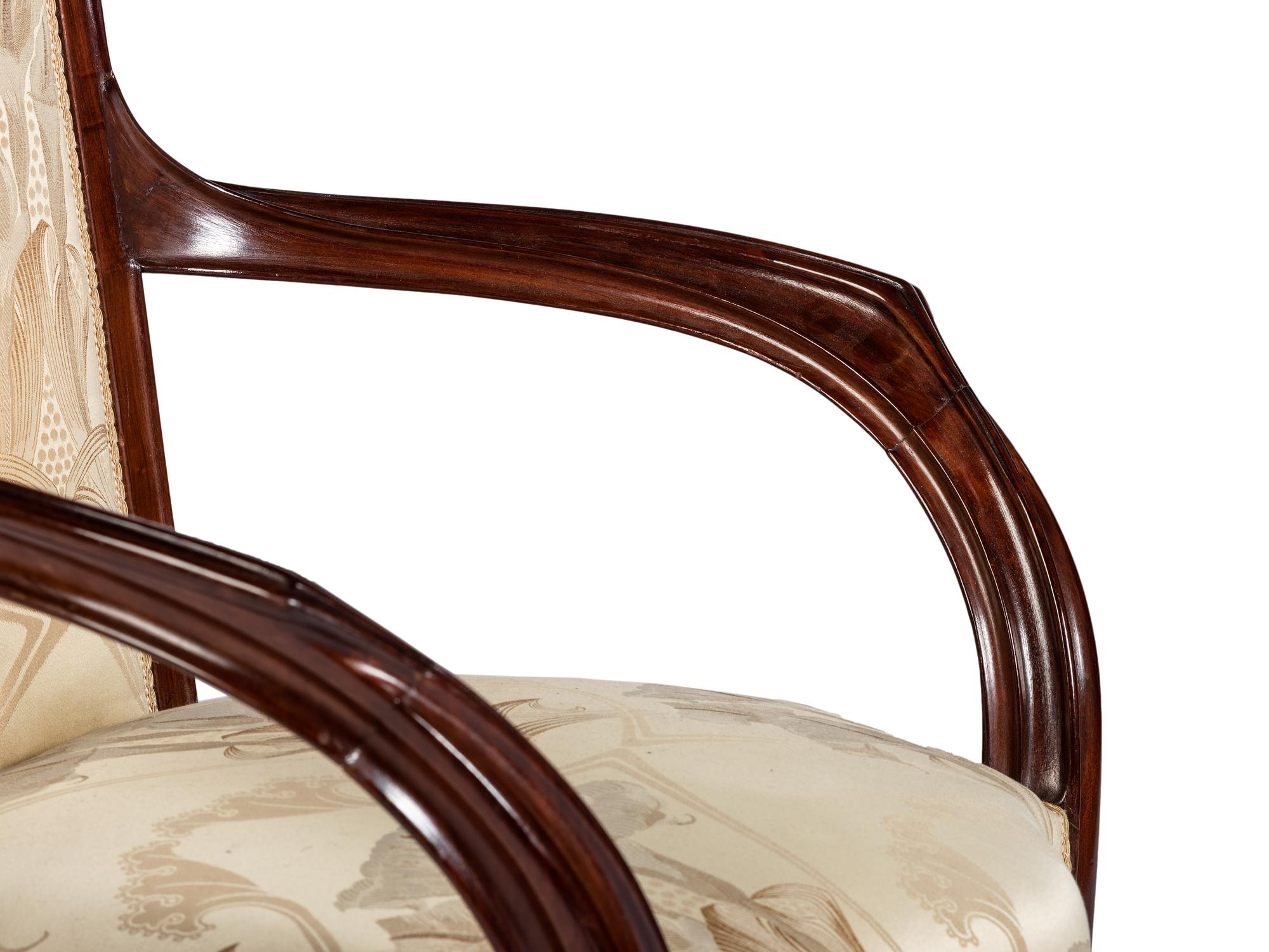 Set of Six Ombelle Chairs, circa 1900