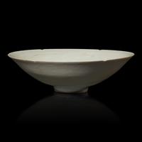 A Chinese Qingbai Porcelain Bowl, Possibly Southern Song Dynasty — 或爲南宋 青白釉刻花碗