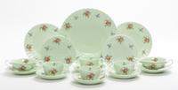 A Minton Porcelain Dinner Service Diameter of dinner plate 10 3/4 inches. — SECOND HALF 20TH CENTURY