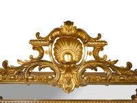 A Napoleon III Style Giltwood Mirror
