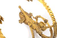 A Pair of Napoleon III Gilt Bronze Three-Light Sconces