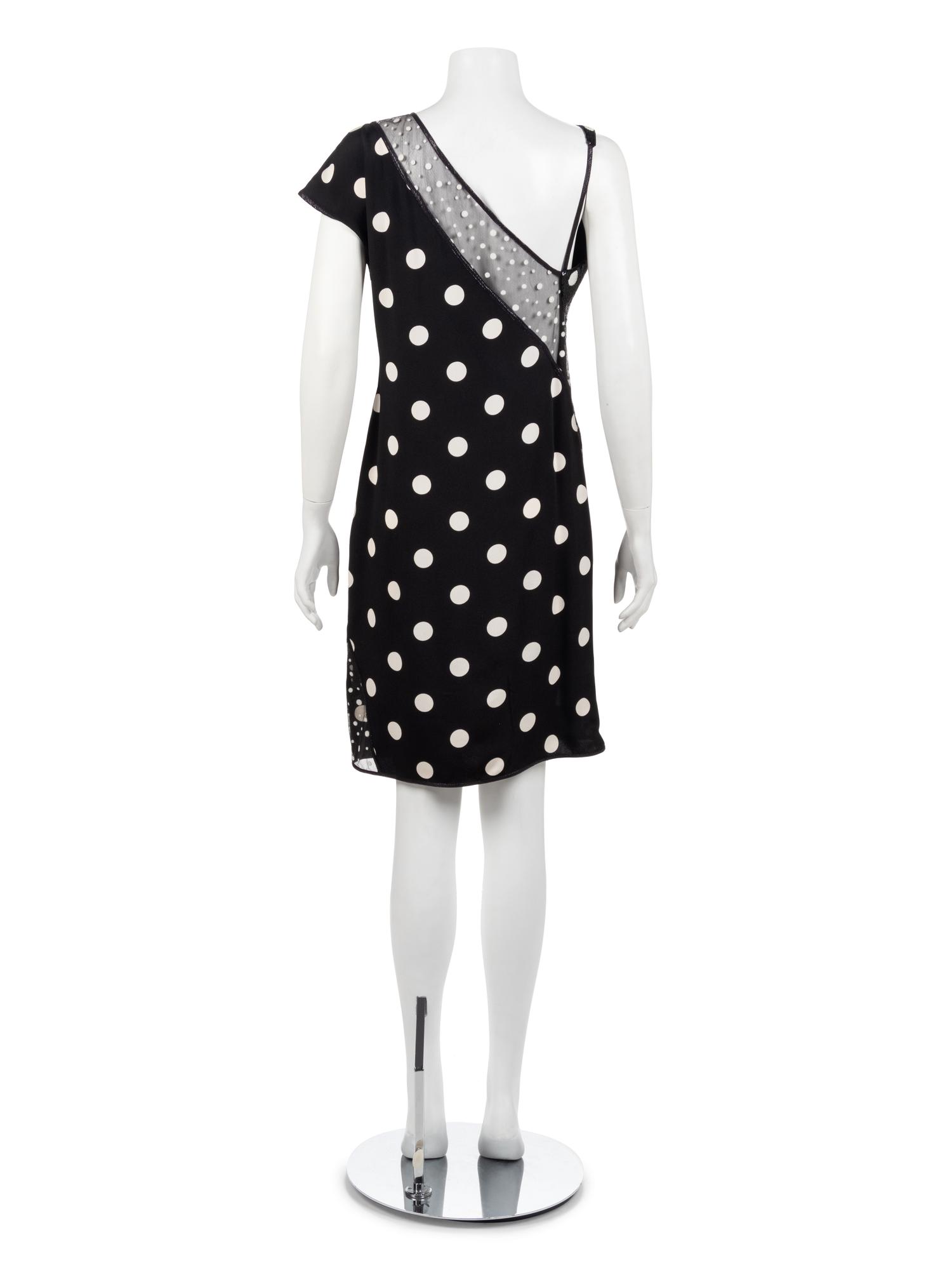 Geoffrey Beene Polka Dot Dress, Spring 1992