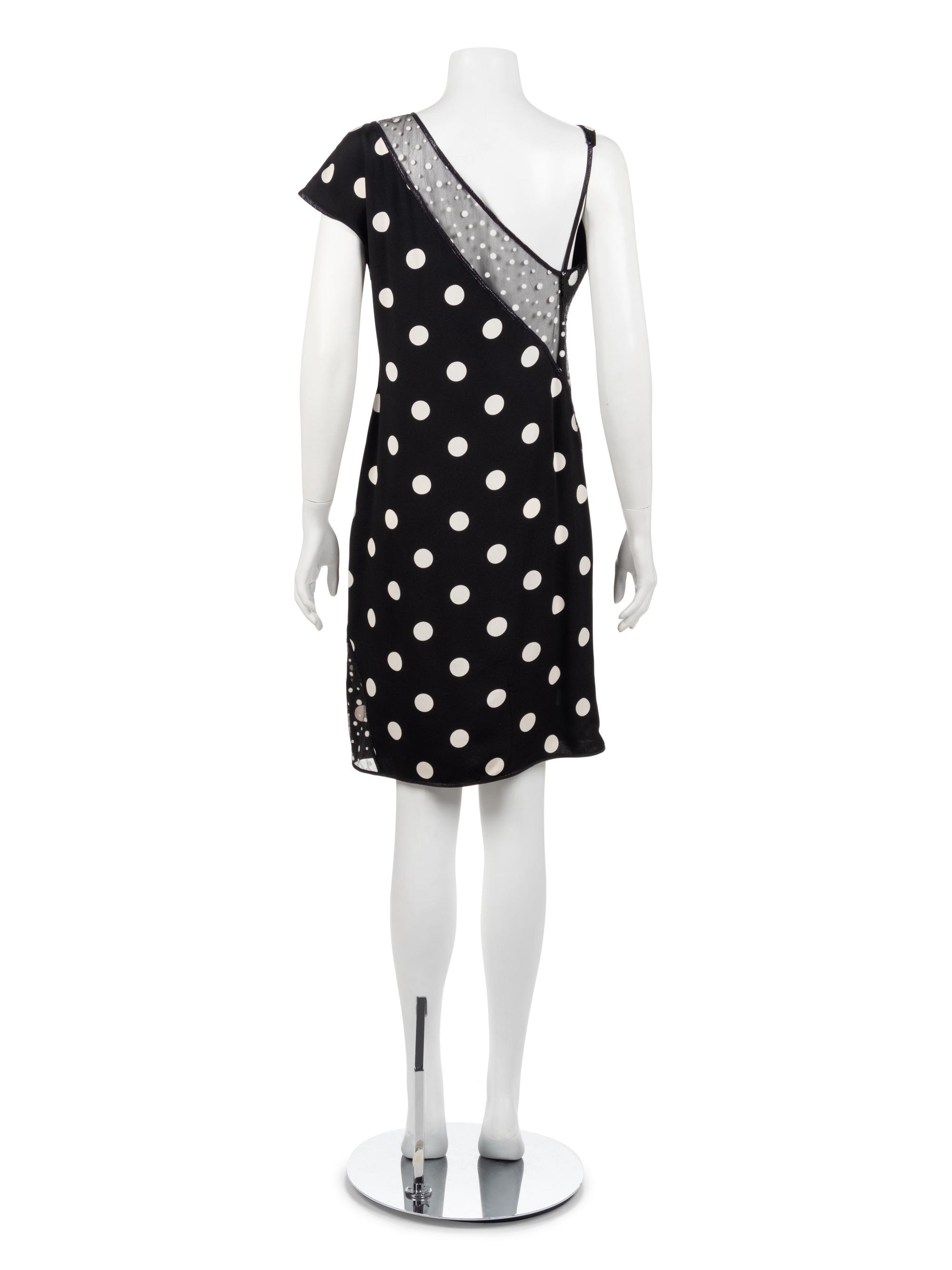Geoffrey Beene Polka Dot Dress, Spring 1992
