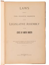 [NORTH DAKOTA]. A collection of early North Dakota legislative publications, comprising: