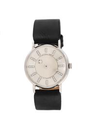 LECOULTRE, WHITE GOLD AND DIAMOND MYSTERY WATCH