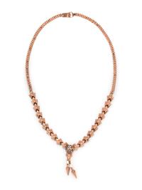 ROSE GOLD AND ENAMEL NECKLACE