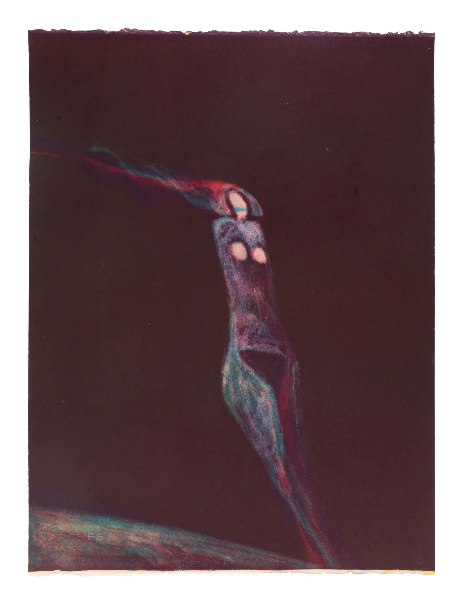 Two Works: Mystery Woman at Night , Color Printer's Proof; Magic Warrior , edition 10/15