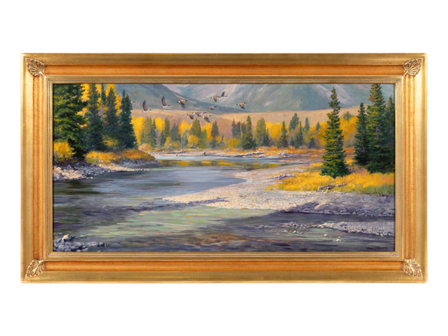 A Touch of Autumn (Canada Geese), 1996