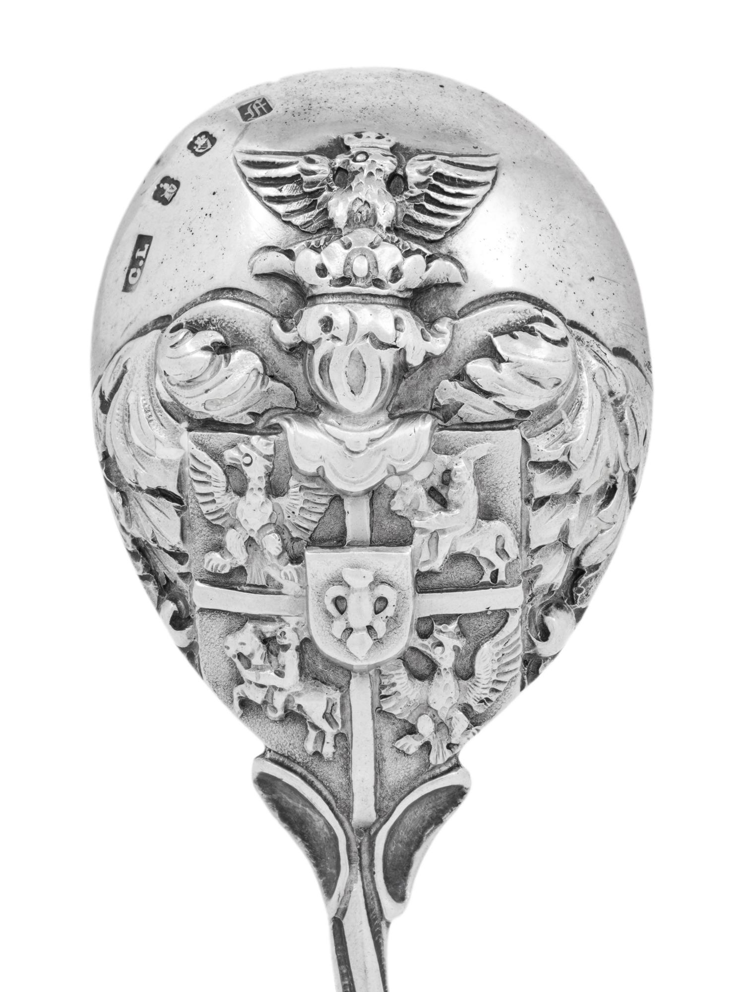 An Irish Victorian Silver Christening Spoon