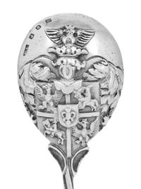 An Irish Victorian Silver Christening Spoon