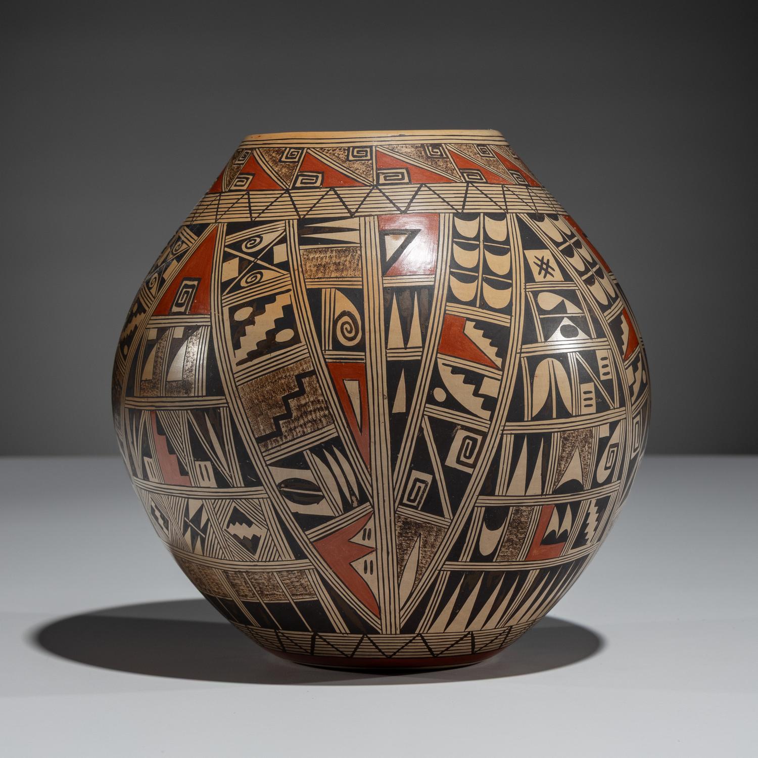 Polychrome Pottery Jar, Shard Design