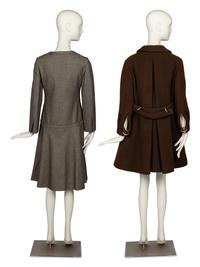 Two Galanos Items: One Dress, One Coat, 1960s