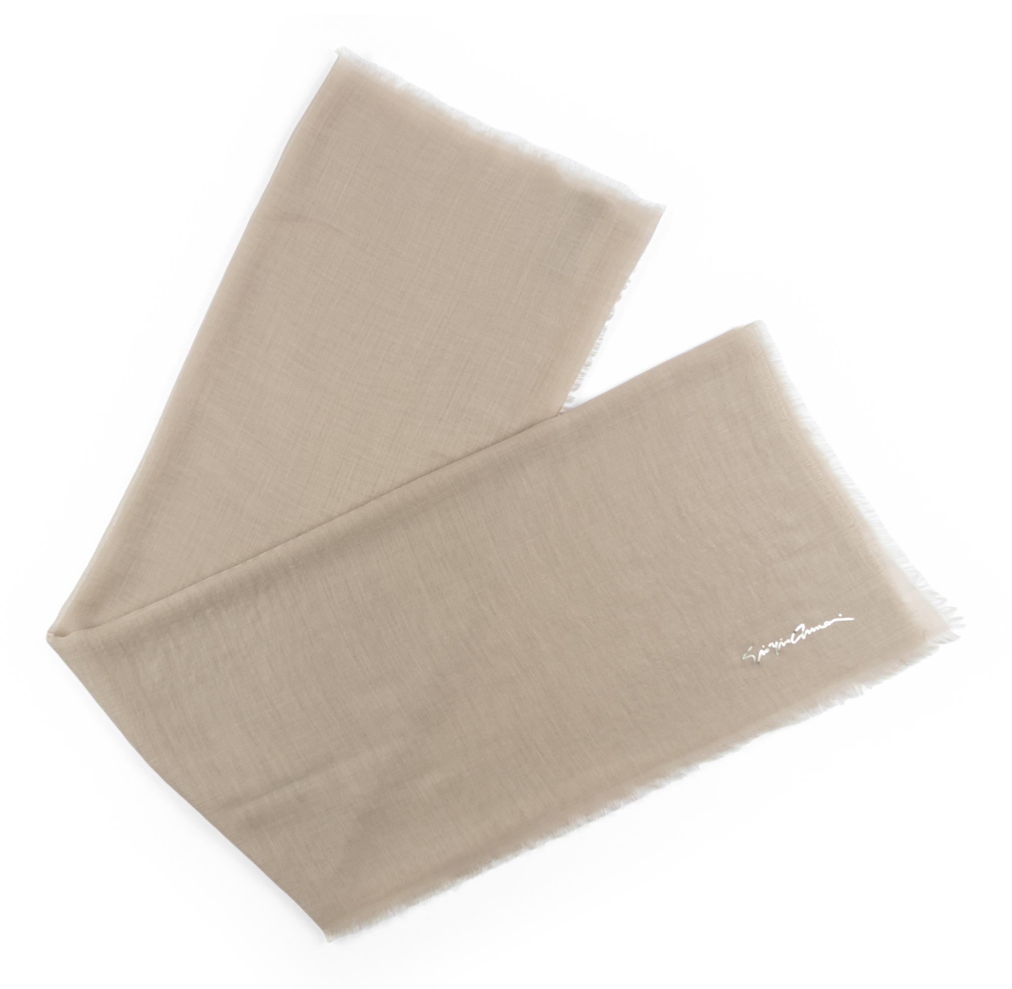 Five Designer Scarves: Four Giorgio Armani, One Oscar de la Renta
