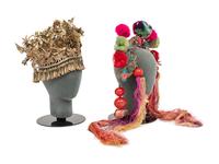 Two Chinese Miao Lady's Headdresses