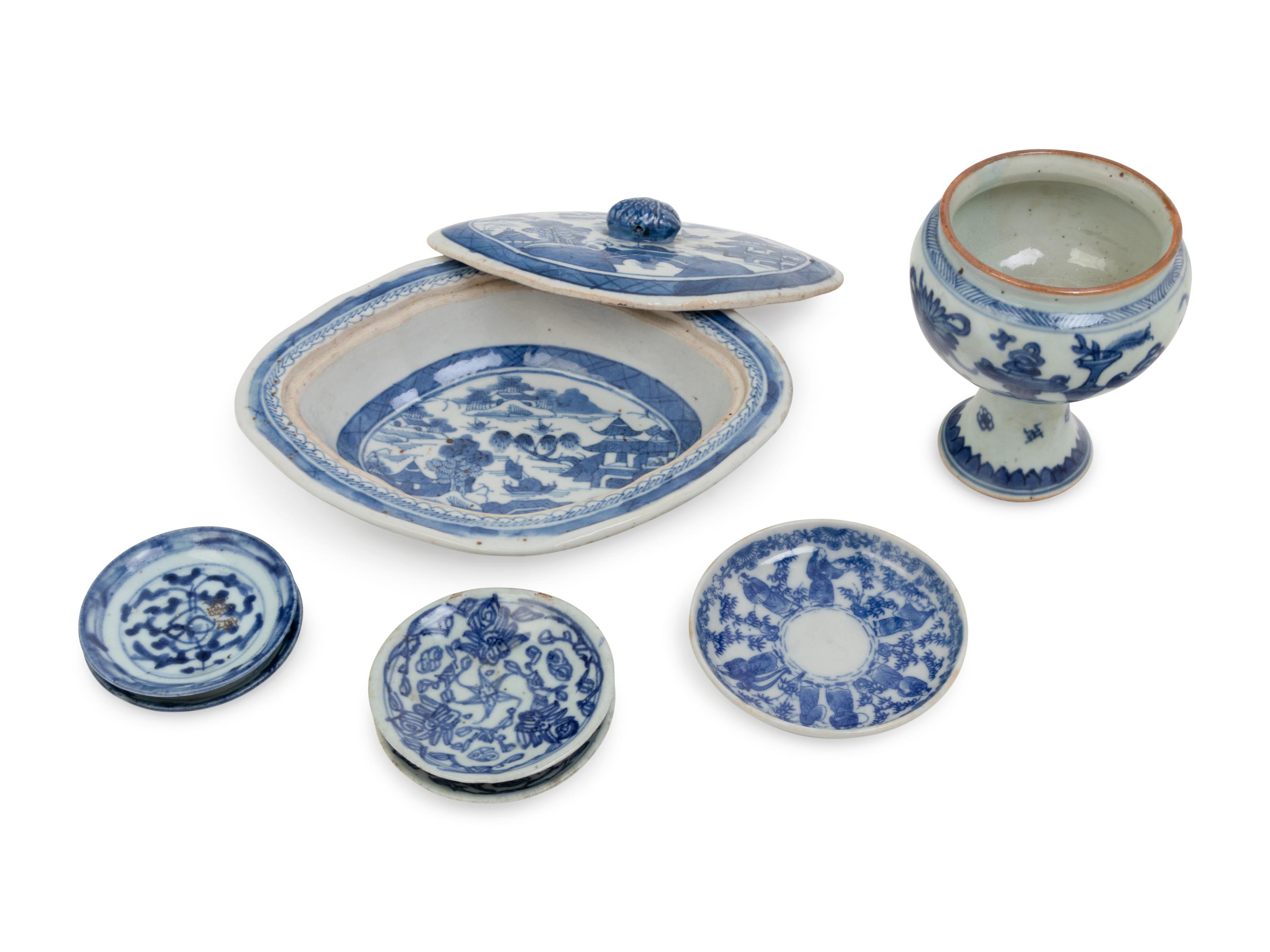 Seven Chinese and Japanese Porcelain Articles