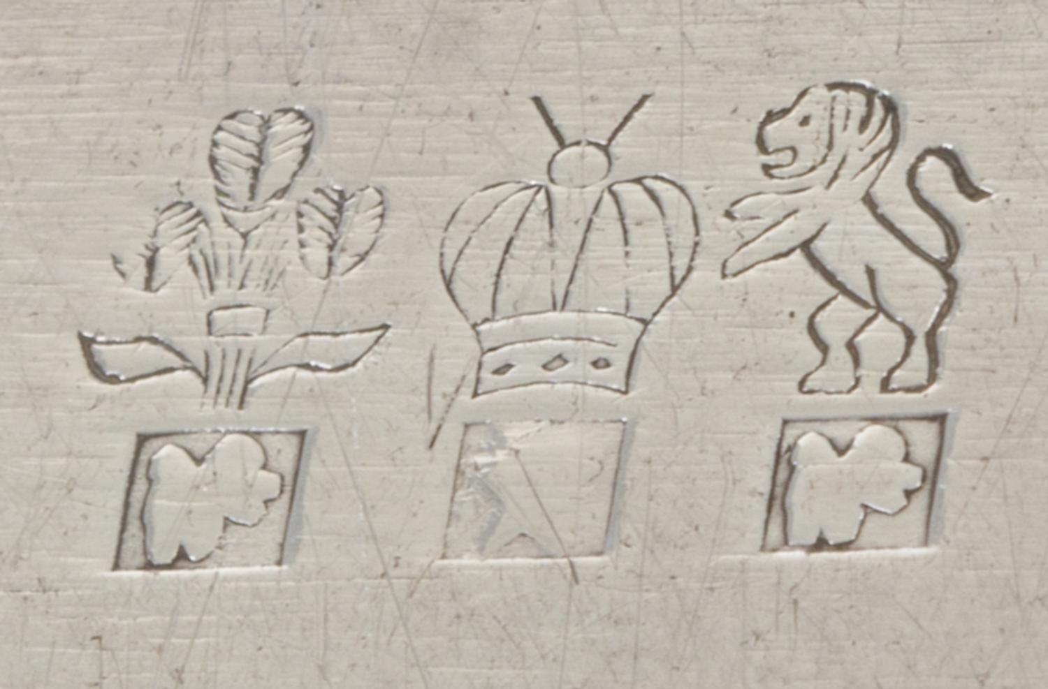 An American Silver-Plate Box, E.G. Webster & Son, Brooklyn, NY, the lid engraved with a crest.