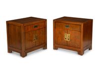 A Pair of Drexel Heritage Dynasty Bedside Cabinets