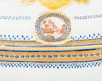 A Chinese Export Porcelain Tureen and Cover with Underplate