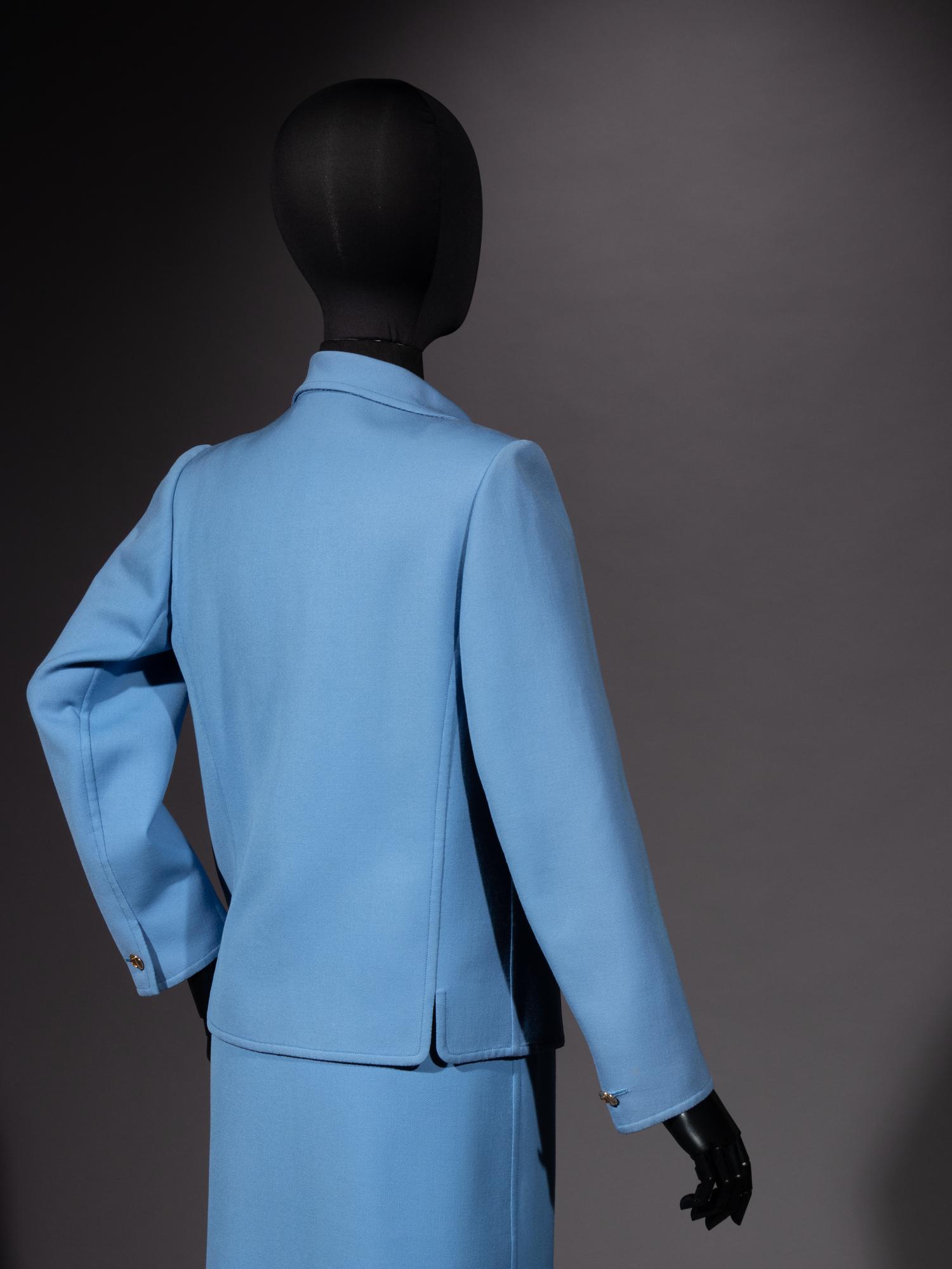 Two Haute Couture Skirt Suits: One Philippe Venet and One Grès, 1970-80s
