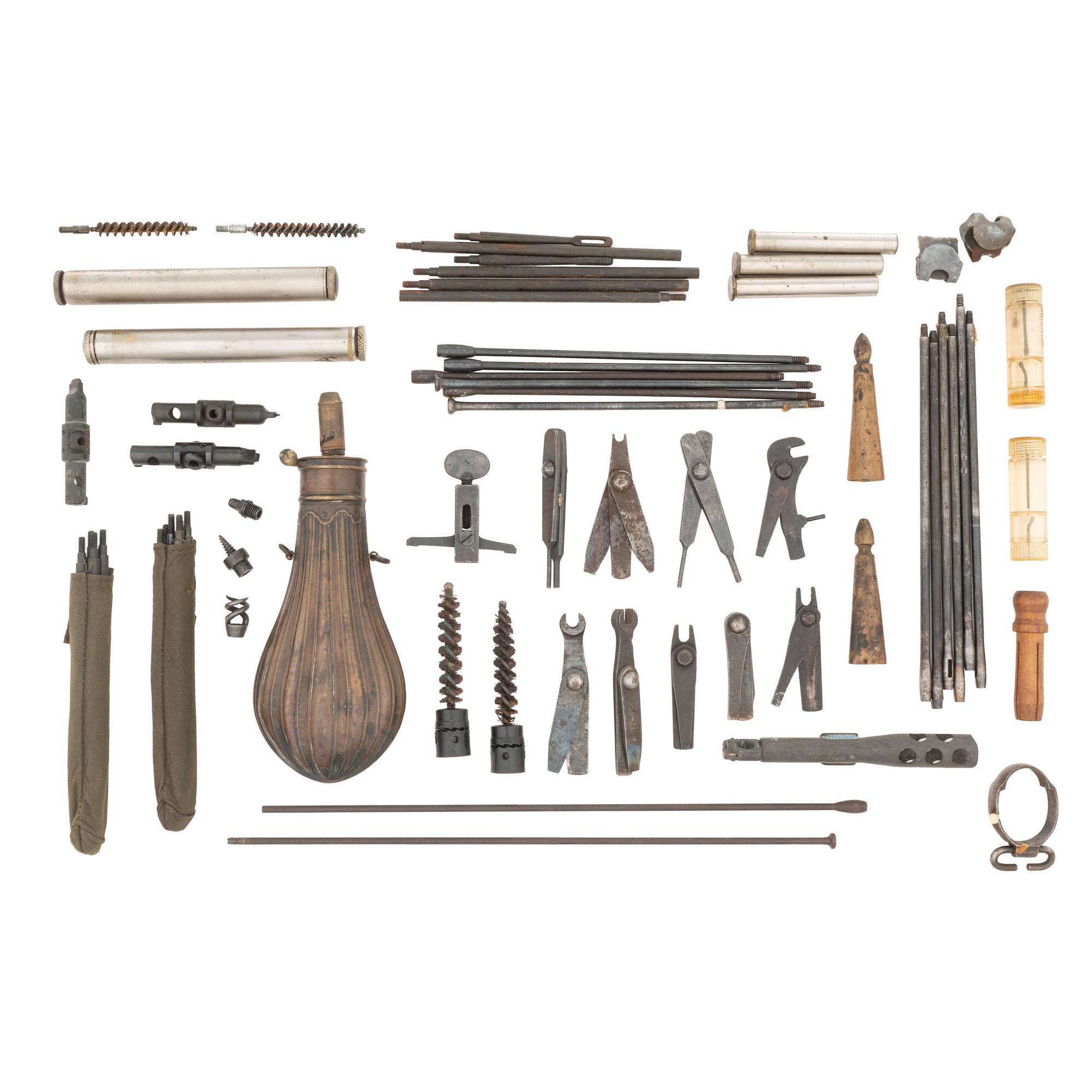 Large Group of Gun Tools & Cleaning Accessories