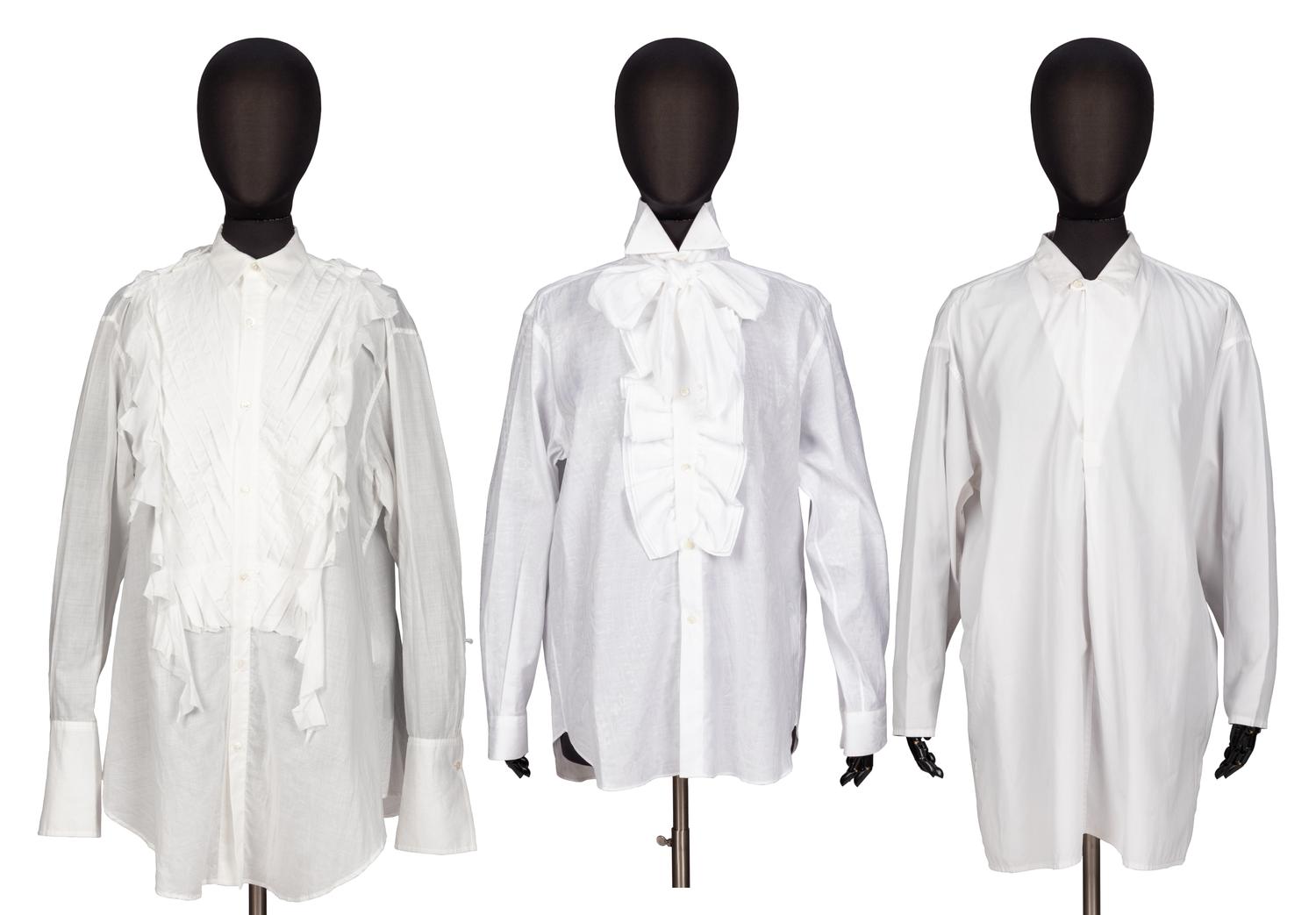 Three Japanese Designer Blouses: Junya Watanabe Comme des Garçons and Yohji Yamamoto