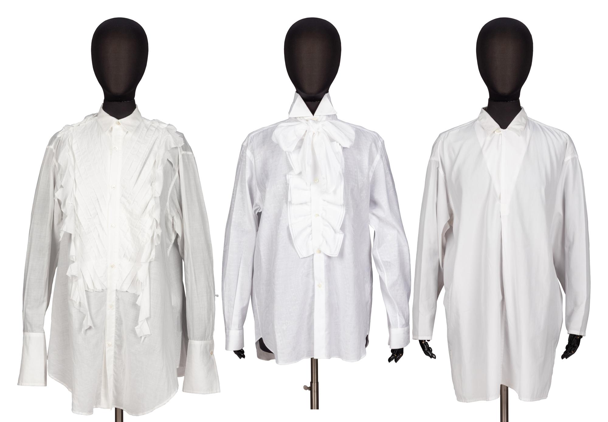 Three Japanese Designer Blouses: Junya Watanabe Comme des Garçons and Yohji Yamamoto