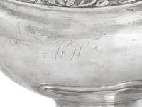 A Federal Three-Piece Coin Silver Tea Service