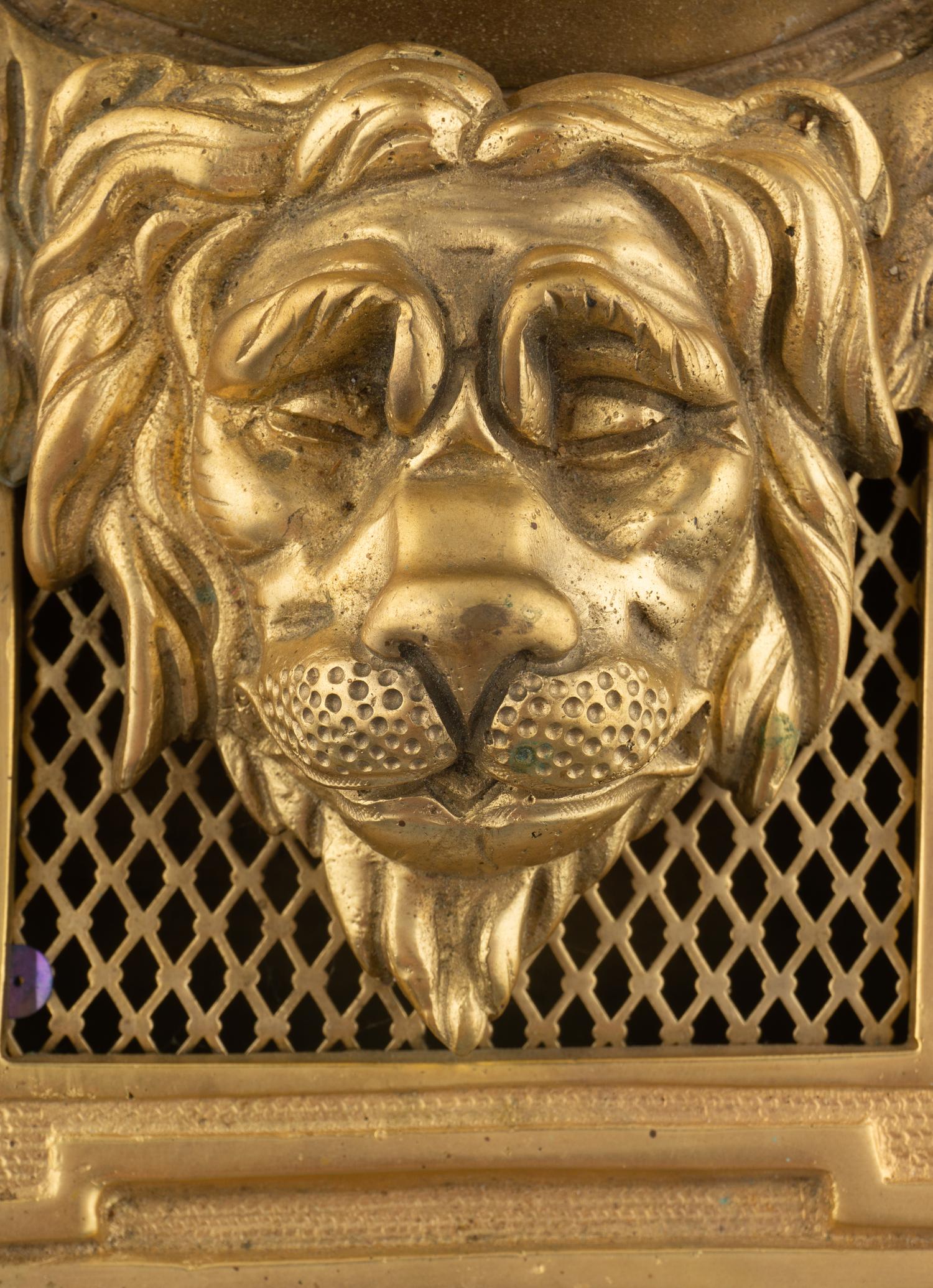 A French Gilt Bronze Cartel Clock