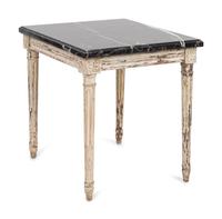 A Louis XVI Style Cream-Painted Low Table — 19TH CENTURY