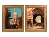 Marrakesh Streets (a pair of works)