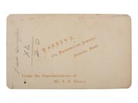 [DOUGLASS, Frederick]. Ohio album containing CDV of Douglass by George Kendall Warren, ca 1879.