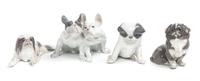 Four Royal Copenhagen Porcelain Figures and Figural Groups Width of widest 11 inches. — 20TH CENTURY
