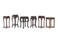 Six Chinese Hardwood Stands
