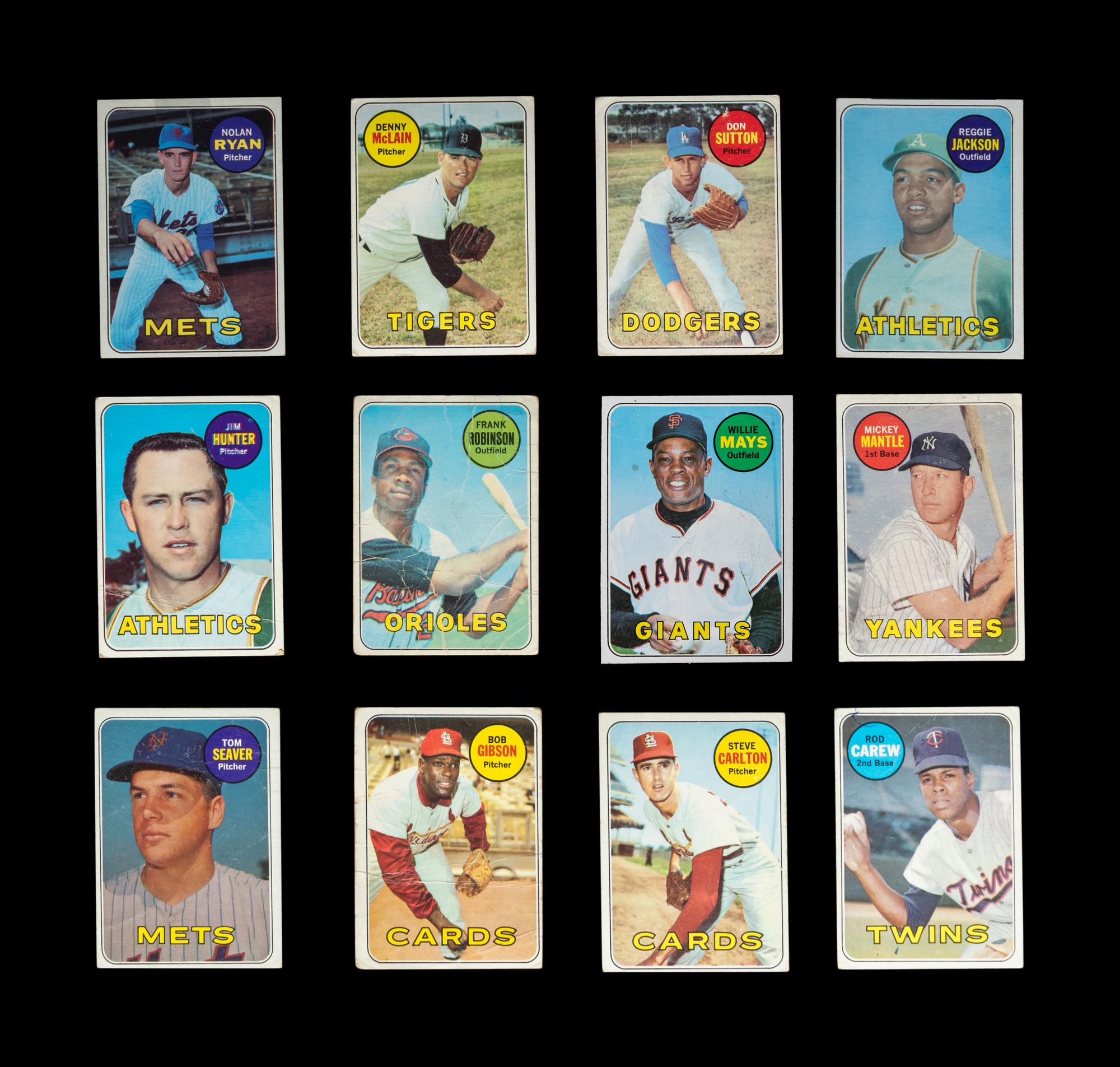 A Complete Set of 1969 Topps Baseball Cards (664/664)