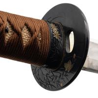 Pair of Japanese Swords with Matching Koshirae Including: Katana and Late Muromachi-Period Wakizashi Attributed to "Katsumitsu"