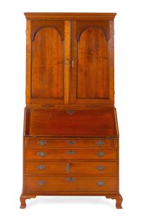 A Chippendale Cherry Secretary Bureau