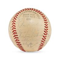 A 1941 Baltimore Orioles Team Signed Autograph Baseball