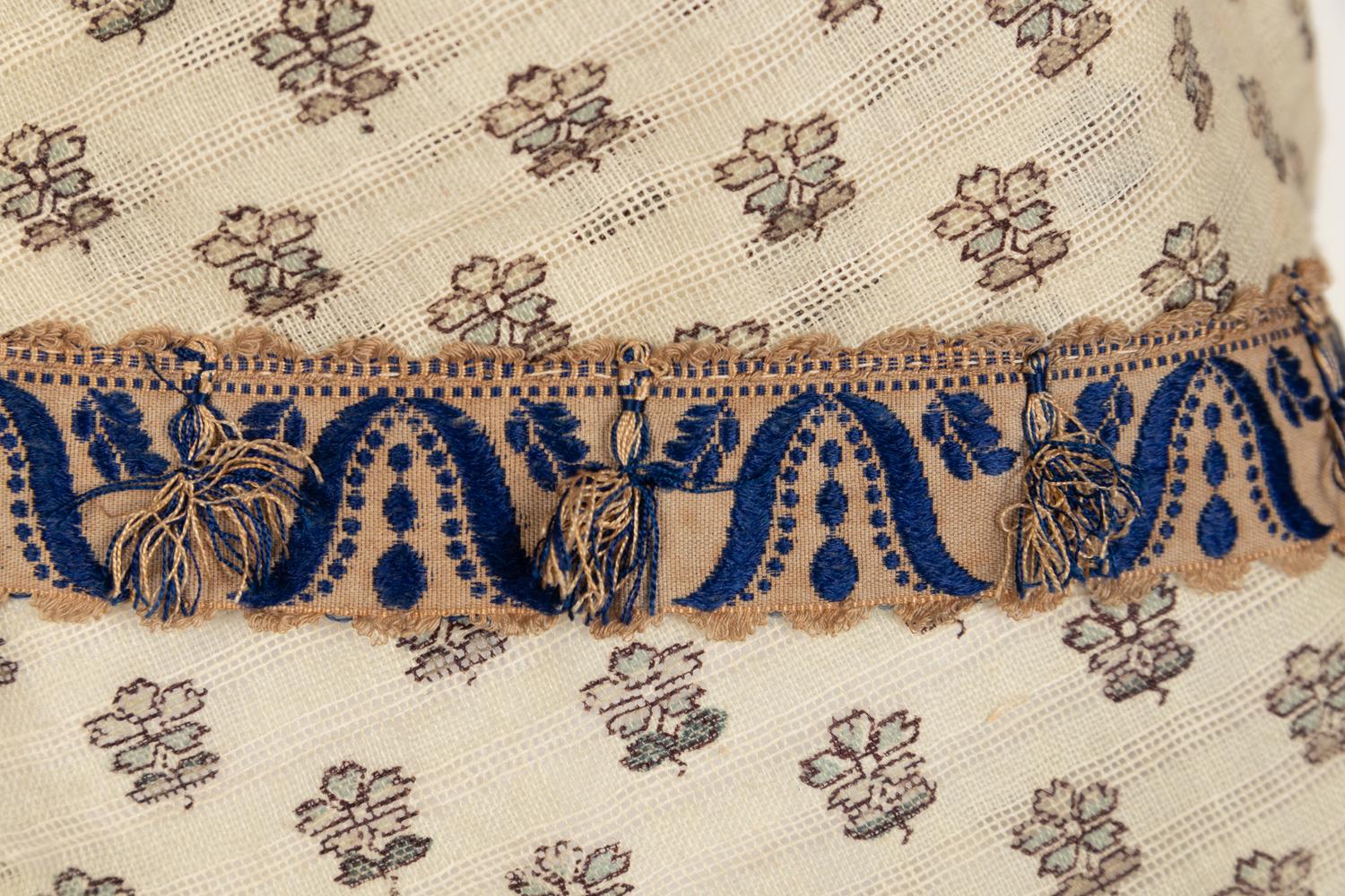 Printed Day Dress, 1860s