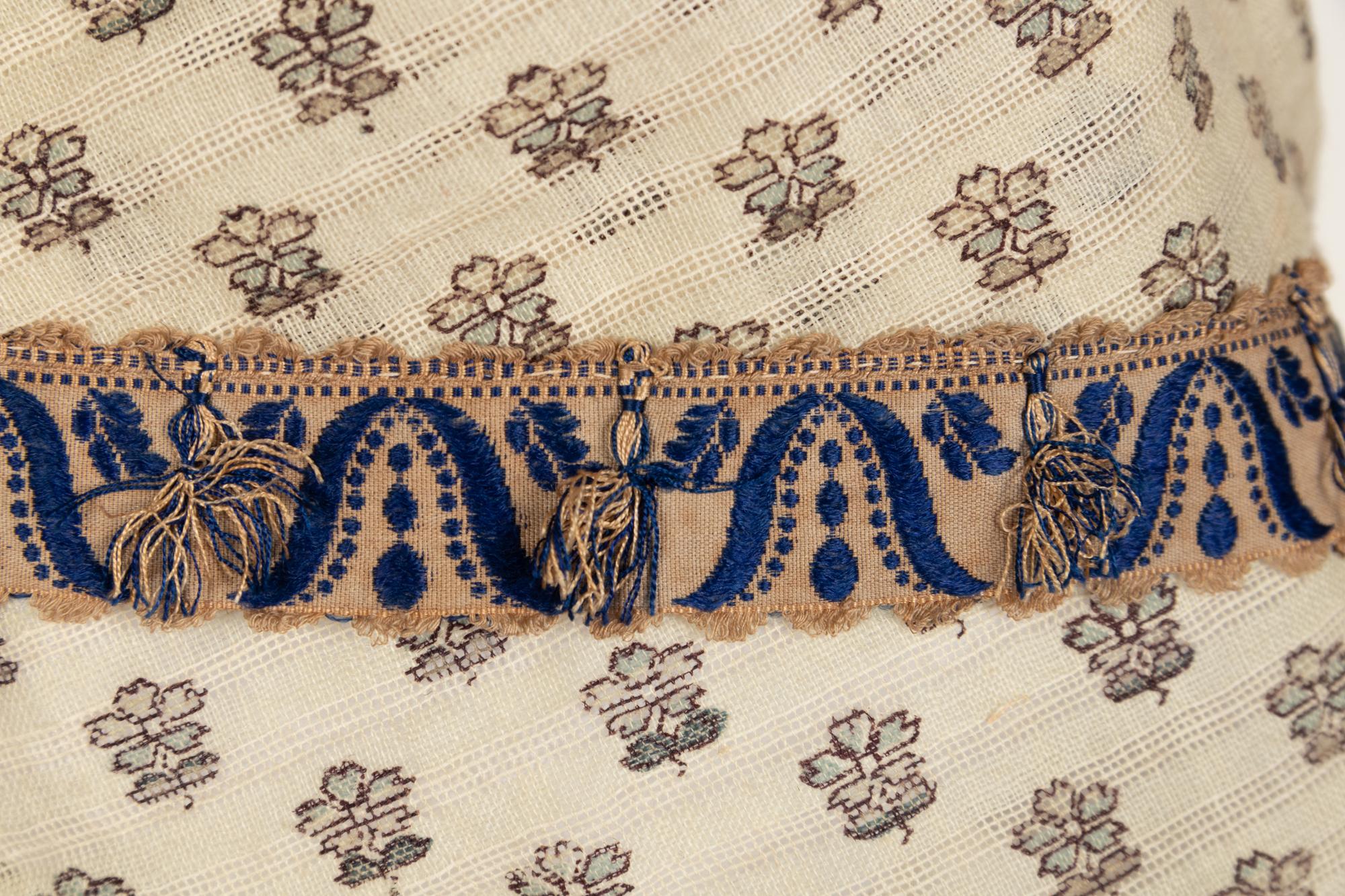 Printed Day Dress, 1860s